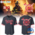 Nebraska Huskers Baseball x Firefighter Appreciation Night 3D All OVer Print Jersey
