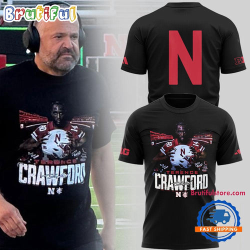 Nebraska Huskers Football x Crawford 3D Shirt