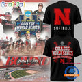 Nebraska Huskers Softball 2026 NCAA Women’s College World Series Black T Shirt