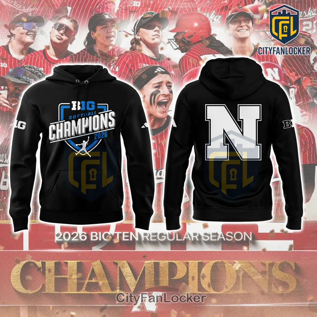 Nebraska Softball Champions 2026 Limited Edition Hoodie