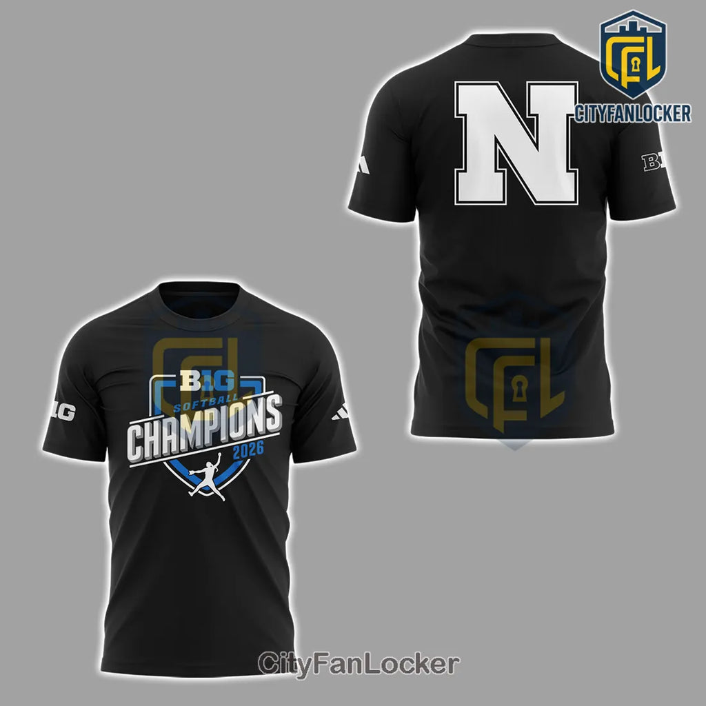 Nebraska Softball Champions 2026 Limited Edition Hoodie