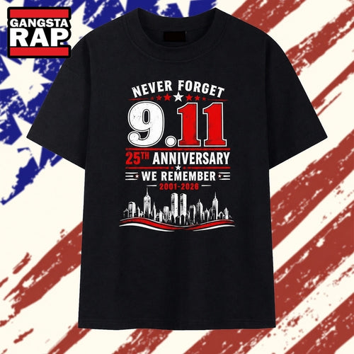 Never forget 911 25th anniversary we remember 2001 2026 T Shirt