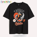 Never Underestimate A Woman Who Understands Baseball And Loves Baltimore Orioles Diamond Heart T Shirt