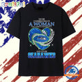 Never Underestimate a Woman Who Understands Football and Loves Seattle Seahawks Football Heart 2025 T Shirt