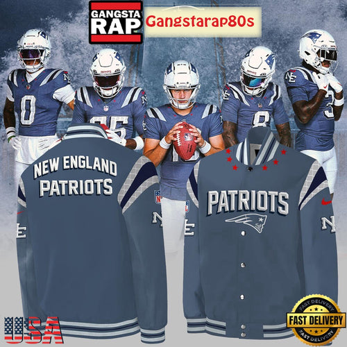 New England Patriot Rivalries Uniform Baseball Jacket