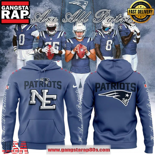 New England Patriots 2025 NFL Rivalries We are all Patriots Special Hoodie Shirt