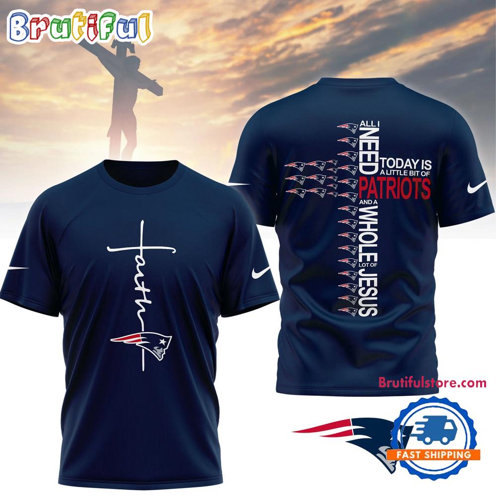 New England Patriots 2026 NFL Faith Love Special New 3D Shirt