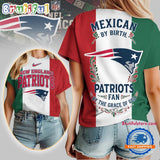 New England Patriots 2026 NFL Mexican By Birth Unisex 3D Shirt