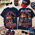 New England Patriots 2026 NFL Summer Tropical New Design 3D Shirt