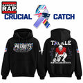 New England Patriots Crucial Catch Intercept Cancer 2026 Hoodie