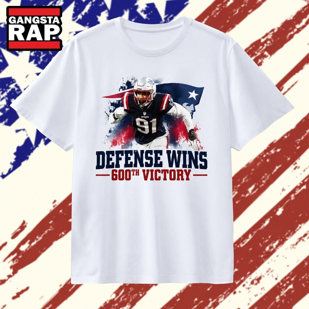 New England Patriots Defense Wins 600th Victory T Shirt