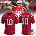 New England Patriots Drake Maye Classic Logo 2025 Special Edition Football Jersey