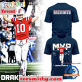 New England Patriots Drake Maye MVP 10 Straight Wins Limited 3D Shirt