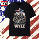 New England Patriots Faith Bends Our Knees No Rival Bends Our Will T Shirt