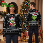 New England Patriots Grinch Playing Football Personalized Ugly Christmas Sweater