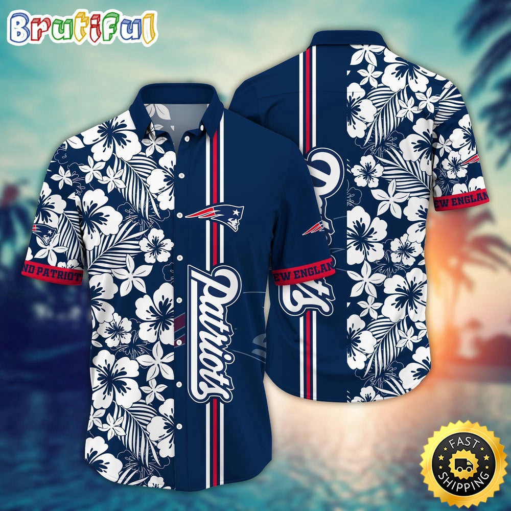 New England Patriots Hawaii Shirt Flower Exotic Island Fashion