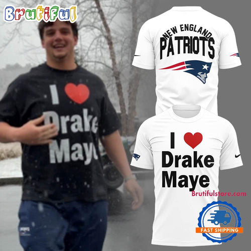 New England Patriots I Love Drake White 3D Shirt