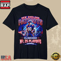 New England Patriots NFL 2025 Playoff Football T Shirt