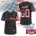 New England Patriots NFL American Pride Custom Baseball Jersey Shirt