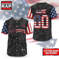 New England Patriots NFL American Pride Custom Baseball Jersey Shirt