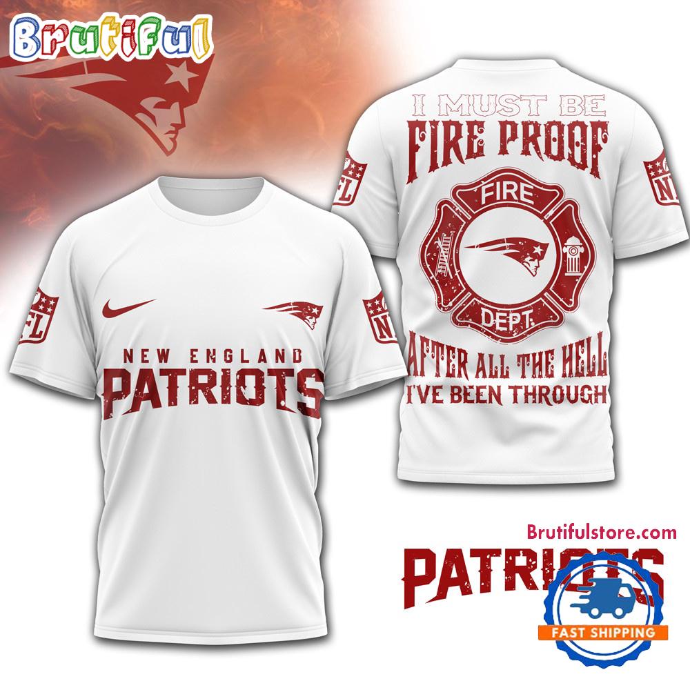New England Patriots NFL Built By Fire Game Day Limited Edition 3D Shirt