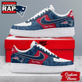 New England Patriots NFL End Zone Energy Air Force 1 Sneaker Shoes