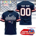 New England Patriots NFL Game Day Skyline Names Limited Edition 3D Shirt