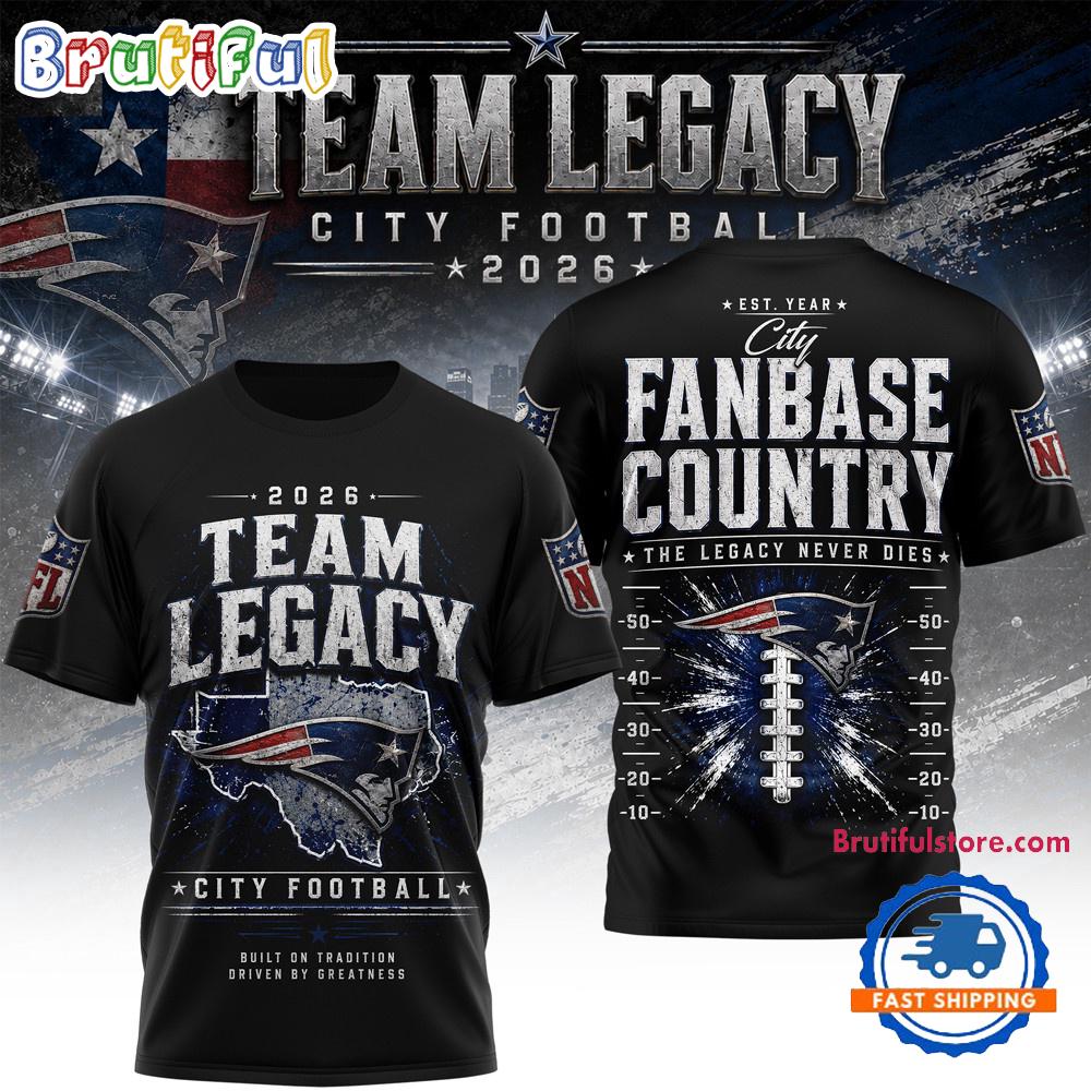 New England Patriots NFL Gridiron Dynasty Limited Edition 3D Shirt