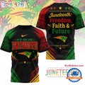 New England Patriots NFL Juneteeth Freedom Faith & Future 2026 Limited 3D Shirt