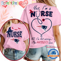 New England Patriots NFL Night Shift Never Misses Game Day Halloween Nurse Unisex 3D Shirt