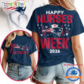 New England Patriots NFL Nurse Week 2026 All Over Print Unisex T Shirt
