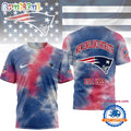 New England Patriots NFL Sunday Legends Tie Dye 3D Shirt