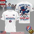 New England Patriots NFL x Grateful Dead All Day Vintage T-Shirt
