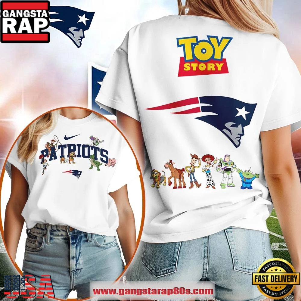 New England Patriots NFL x Toy Story New Design Women 3D Shirt