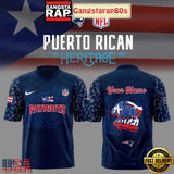 New England Patriots Puerto Rican Heritage Custom Name Football Jersey