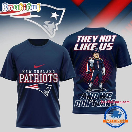 New England Patriots They Not Like US NFL 2026 Super Bowl 3D Shirt