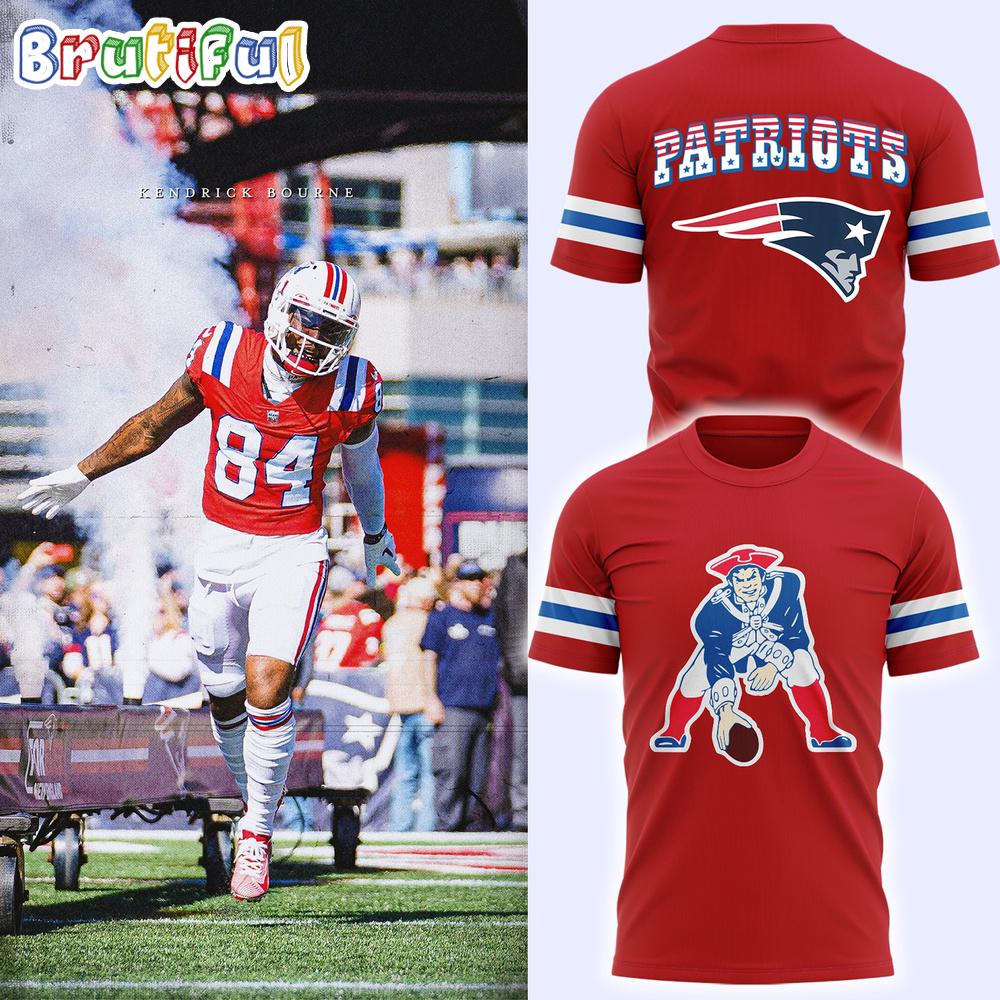 New England Patriots Throwback Rewind Club Hoodie T-Shirt