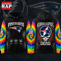 New England Patriots x Grateful Dead Night 2026 Hoodie