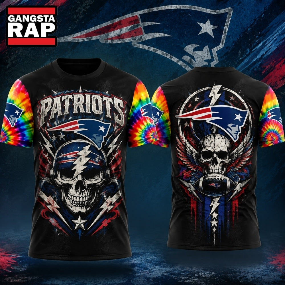 New England Patriots x Grateful Dead Night T Shirt