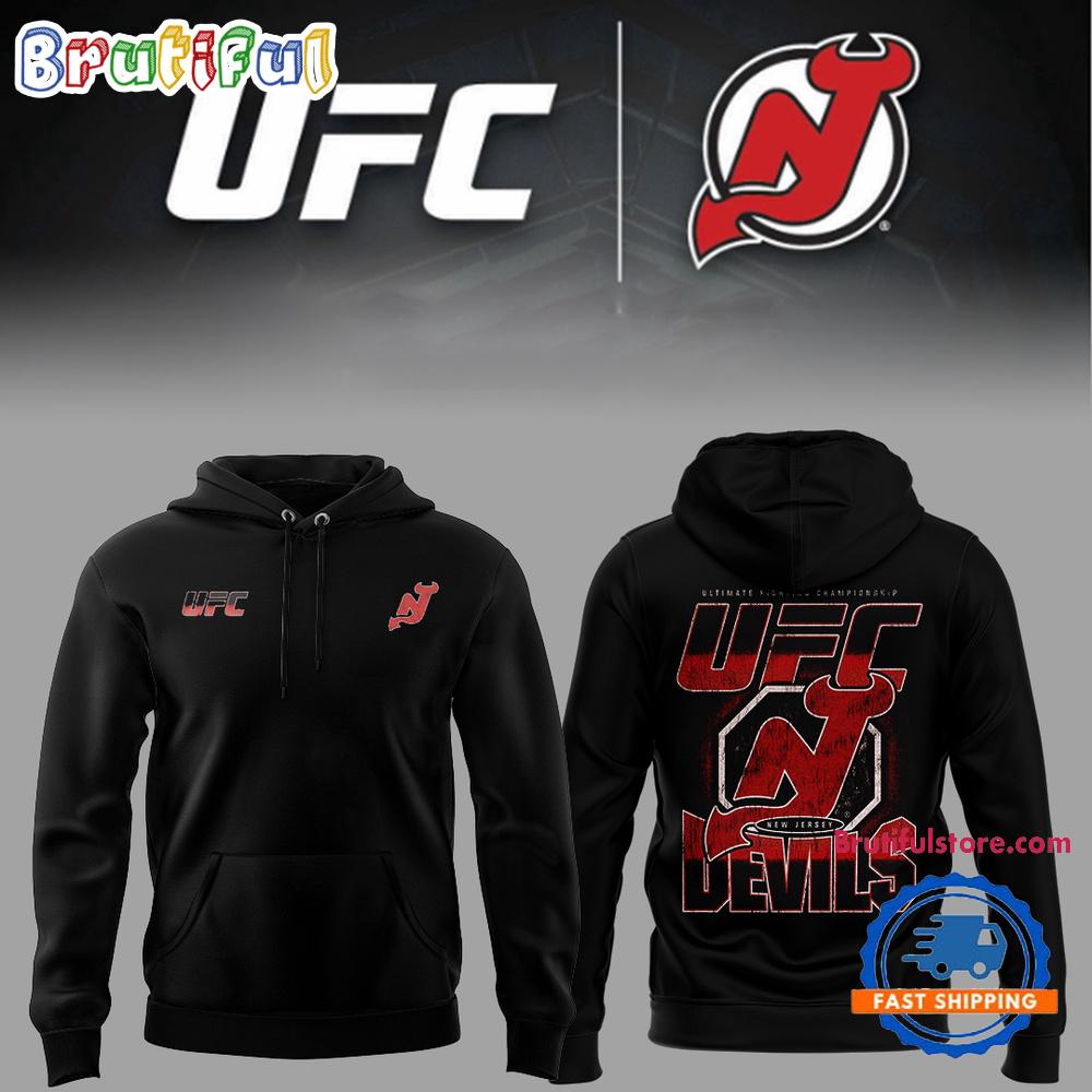 New Jersey Devils x UFC 2025 Hoodie T-Shirt