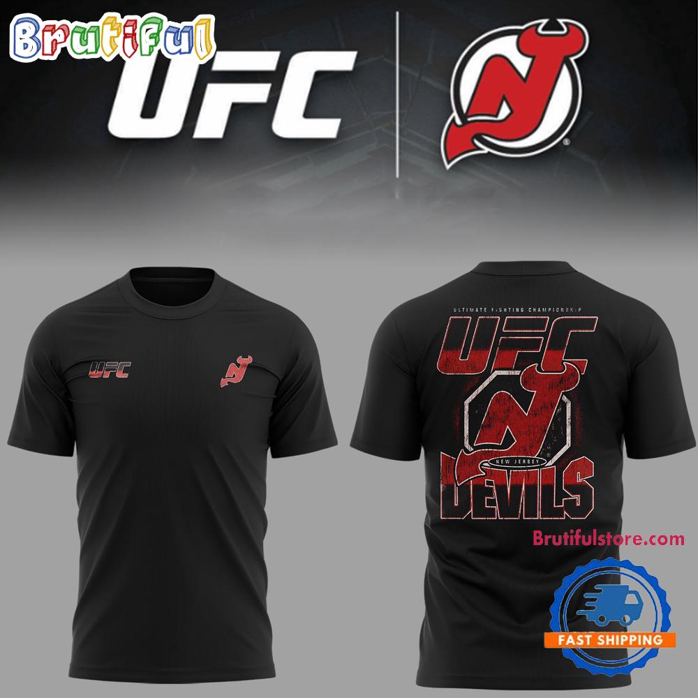 New Jersey Devils x UFC 2025 Hoodie T-Shirt