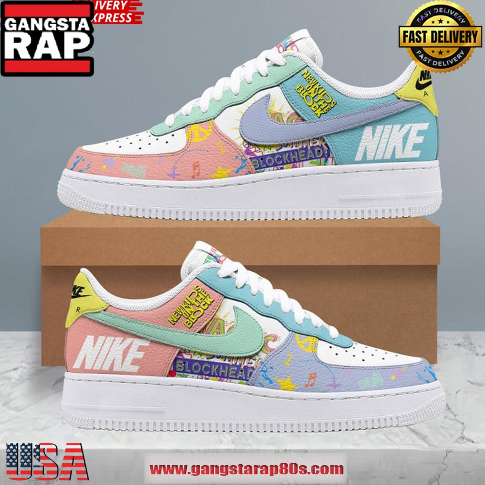 New Kids On The Block Limited Edition Air Force 1 Sneakers Shoes