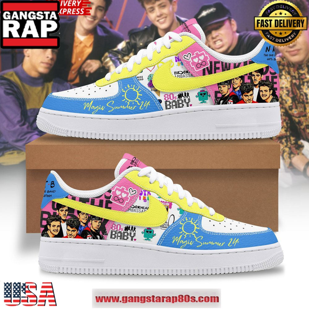 New Kids On The Block Magic Summer 24 Air Force 1 Sneakers Shoes