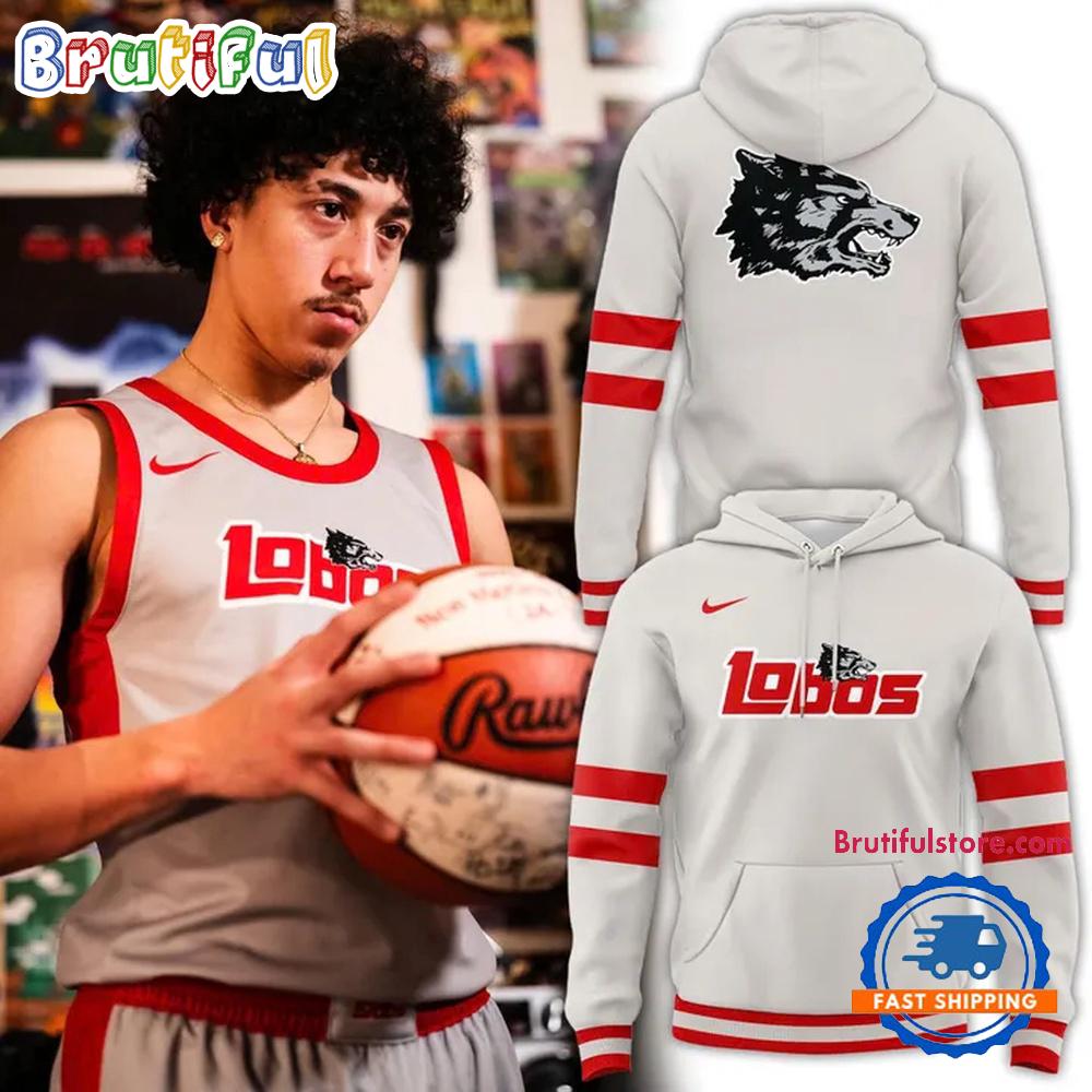 New Mexico Lobos Basketball Retro Uniform 2026 Limited Edition Hoodie T-Shirt