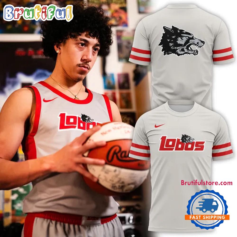 New Mexico Lobos Basketball Retro Uniform 2026 Limited Edition Hoodie T-Shirt