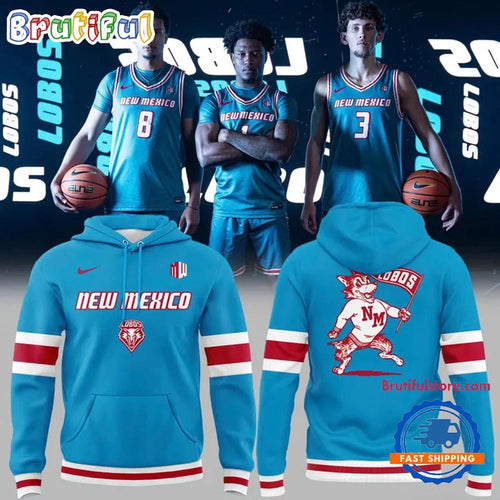 New Mexico Lobos Basketball Turquoise Uniform 2026 Limited Edition Hoodie T-Shirt