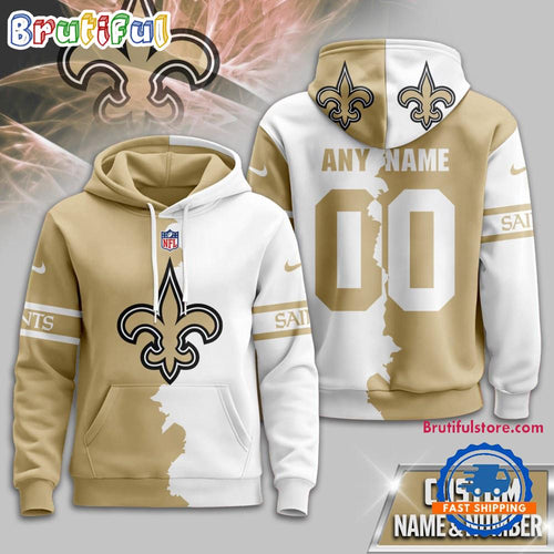 New Orleans Saints 2025 NFL Victory Split Limited Hoodie Shirt