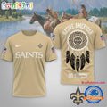 New Orleans Saints 2026 NFL Native American Unisex 3D Shirt