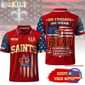 New Orleans Saints 2026 NFL Red Friday Limited Edition Polo Shirt
