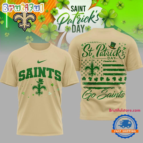 New Orleans Saints 2026 NFL St. Patricks Day Special New 3D Shirt